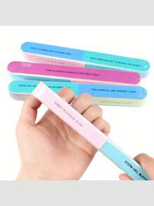 4入組指甲拋光塊拋光銼 - 彩色 - 查看 2