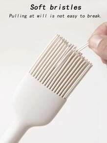 1入組矽膠油刷,現代長手柄油刷適用於廚房 - 白色 - 查看 4