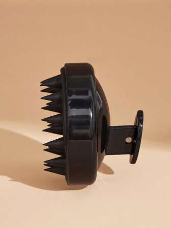 1 st Scalp Massager Shampoo Scrubber med mjuk silikonborst för hår, våt och torr användning, väska, organisering, förvaring, hårspännen