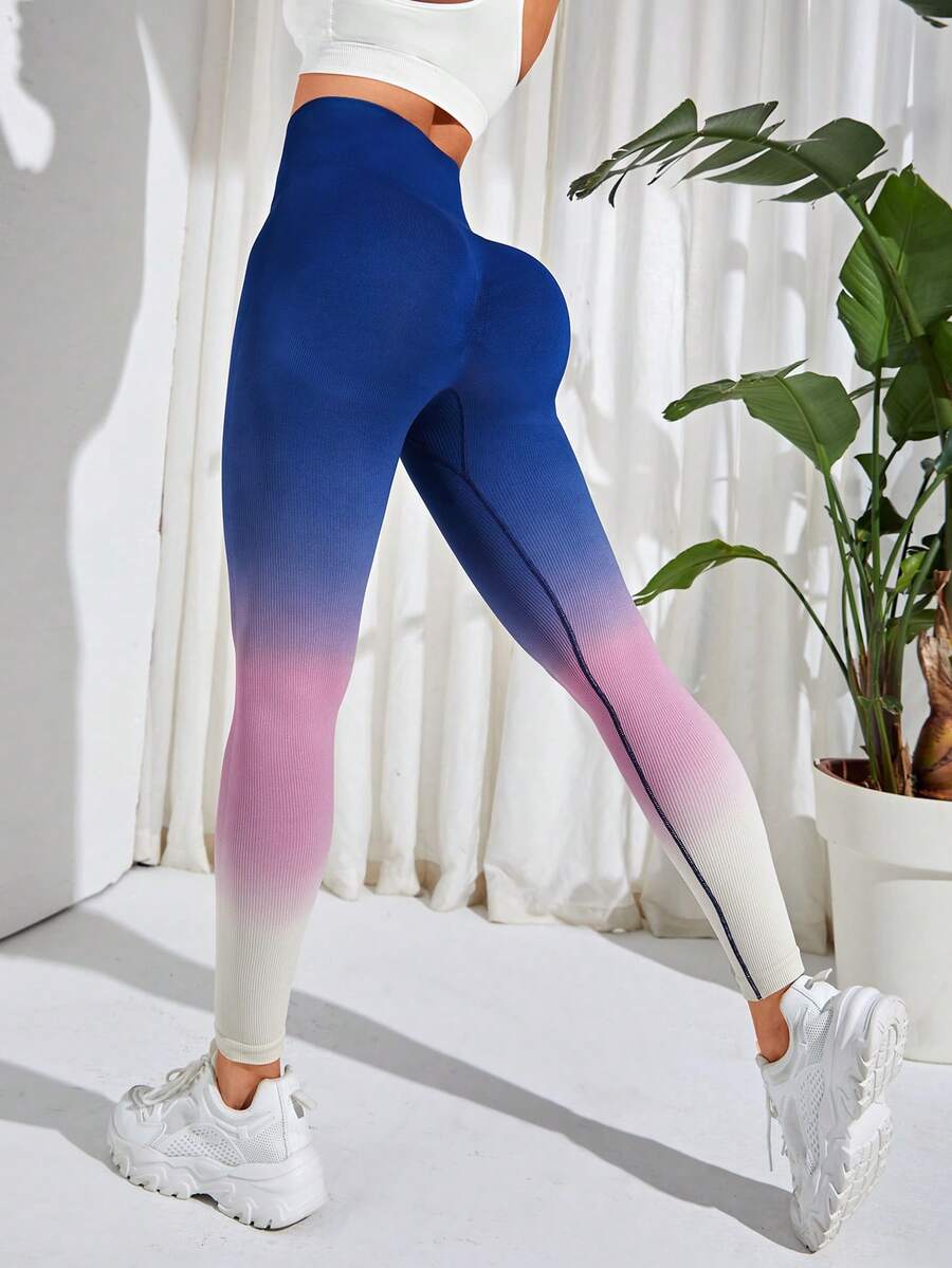 Quần Leggings Thể thao Nữ Ombre - Nhiều màu - Xem 1