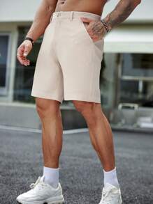 Manfinity Homme 男士斜口袋百慕大短裤，适合丈夫、男朋友的礼物