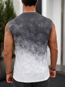 Manfinity Homme Áo thun & Áo lót Nam Đồ họa Ombre Giải trí - Nhiều màu - Xem 3