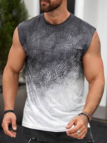 Manfinity Homme Áo thun & Áo lót Nam Đồ họa Ombre Giải trí - Nhiều màu - Xem 6