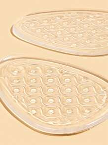 Transparent Heel Pad, 1pair Silicone Self-Adhesive Shoe Sticker For Women - Clear - View 2