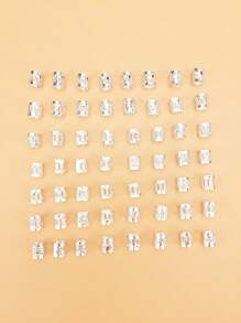 多功能发扣，50件铝制可调节美发工具，女士发饰，美发工具，美容配件，卷发配件，发饰，发饰，配饰，女士发饰，秋季，旅行，美发工具，女士配饰，发饰，