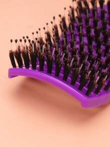 1pc Hollow Out Hair Comb & 2pcs Comb Cleaning Tool - Multicolor - View 5