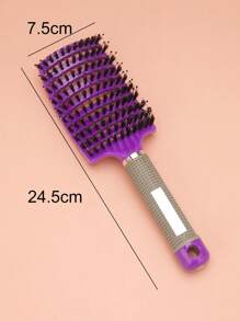 1pc Hollow Out Hair Comb & 2pcs Comb Cleaning Tool - Multicolor - View 7