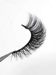 MAGEFY MAGEFY 7 pares de pestañas postizas naturales de media cara, esponjosas y delgadas para uso diario, pestañas manga, esenciales de viaje, con cola alargada