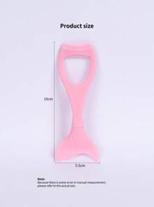 美人鱼尾巴造型睫毛模板，1个硅胶睫毛模具，适合女性和女孩，赠品 - 粉色 - 查看 5