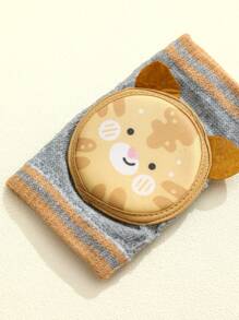 1對嬰兒卡通貼片裝飾護膝適用於日常生活 - 彩色 - 查看 3