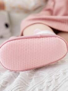 1雙女嬰卡通圖案襪子適用於 - 粉色 - 查看 4