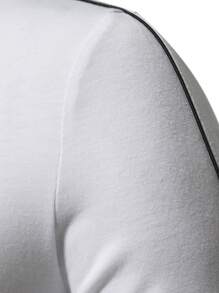 Manfinity Homme 男士动物印花条纹 Polo 衫白色男士 Polo 衫男士白色 Polo 衫男士 Polo 衫白色男士 Polo 衫男士 Polo 衫白色 - 白色 - 查看 5