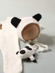 Đạo cụ chụp ảnh cho trẻ sơ sinh Nút Hoạt hình - trắng - Xem 6