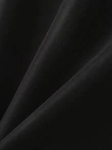 Manfinity Homme Men Solid Button Up Plain Casual Short Sleeve Shirt, For Boyfriend Gift - Black - View 5