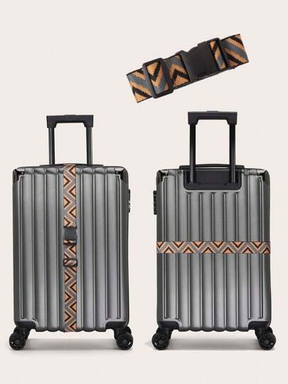 1PC Travel Luggage Strap Adjustable Password Lock Packing Belt Baggage Secure Lock Anti-Theft Luggage Strap Bundling Belt Packing For Student Luggage Belt Luggage Packaging Strap Luggage Rope With Buckle For Travel Flight Business Trip For Suitcase Luggage Case Backpack Duffle Bag Bag For School School Accessories School Stuff