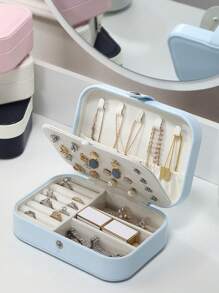 Earrings Necklace Large Elegant Capacity Simple Storage Box For Travel, Jewelry Boxes Organizers Case Jewellery Jewelry Earrings Rings Ring Jewelry Lock Portable Ear Jewelry Earrings Makeup Bag Makeup Bags Makeup Organizer Make Up Organizer Makeup Storage Makeup Pouch Make Up Pouch Make Up Bag