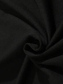 SHEIN EZwear Camiseta con estampado de piña - Negro - Ver 3