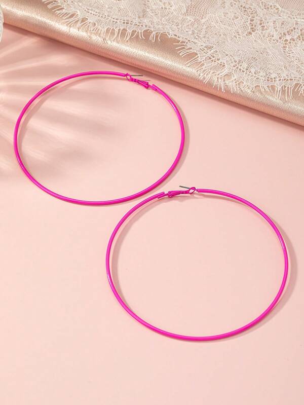Minimalist Hoop Earrings SHEIN USA