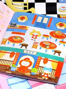 NOTE FOR 1入組卡通圖案可愛立體泡沫貼紙書適用於兒童 - 彩色 - 查看 3