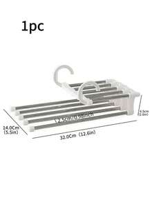 1入組不銹鋼褲架現代多功能家用衣架 - 白色 - 查看 2