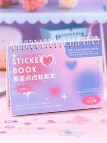 50 张/本点缀星星系列基本卡通图案剪贴簿贴纸，返校用品 - 彩色 - 查看 2