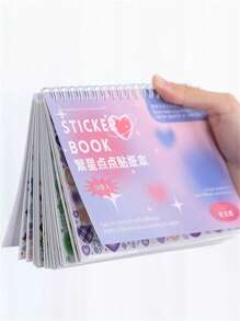 50 张/本点缀星星系列基本卡通图案剪贴簿贴纸，返校用品 - 彩色 - 查看 5