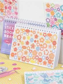 50 张/本点缀星星系列基本卡通图案剪贴簿贴纸，返校用品 - 彩色 - 查看 6