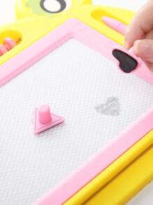 1块随机磁性画板，可爱儿童画板，白板 - 粉色 - 查看 5