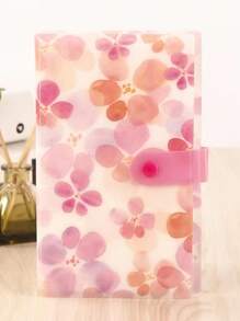 花朵印花文件袋 - 彩色 - 查看 1