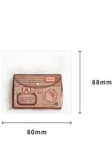 100入組混合圖案多種復古貼花適用於學生 - 藍白色 - 查看 3