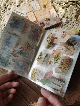 20pcs Plant Pattern Assorted Sticker, Modern Decal For Students Back To School