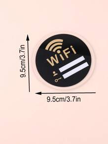 1pc PMMA Sign, Modern Letter Graphic Marking Sign For Home Best Gifts - Black - View 4