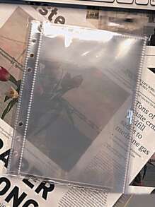 10pcs Clear Photo Album Page Back To School - Clear - View 11