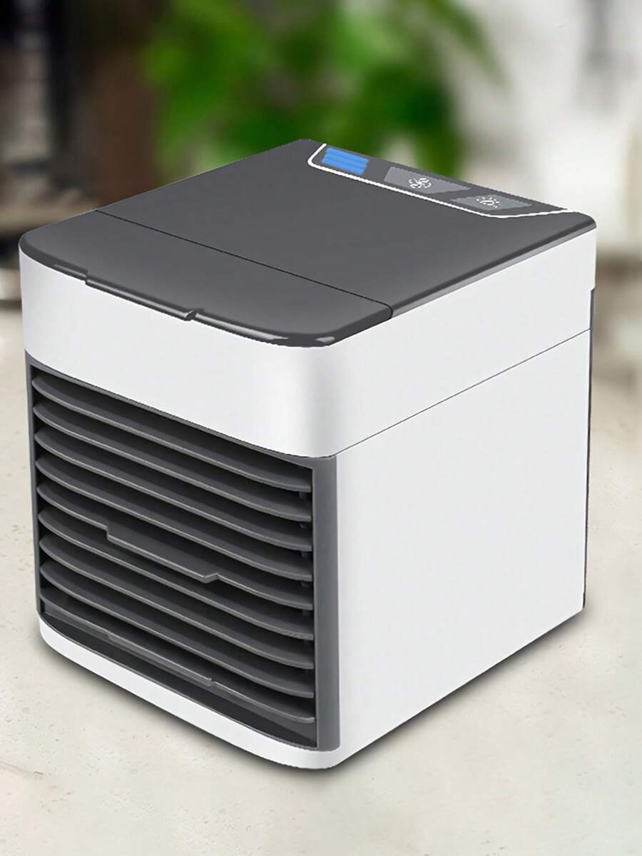 1 Quạt Mini ABS, Quạt Bàn Di Động Hàng Ngày Cho Gia Đình - trắng - Xem 1