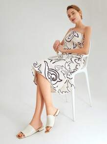 MOTF PREMIUM Dép Mule xỏ ngón - Màu be - Xem 9