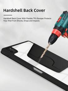 DANYCase 兼容 Ipad A16 Air 11 13 M3 2025 Mini 7 A17Pro 2024 Air 11 13 M2 2024 Pro 11 13 M4 2024 Pro 11 保护套兼容 Ipad Pro 12.9 Air 5 4 10.9 第 10 7/8/9 代 Mini 6 Redmi Pad SE 11 英寸 360° 旋转 - 黑色 - 查看 6