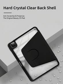 DANYCase 兼容 Ipad A16 Air 11 13 M3 2025 Mini 7 A17Pro 2024 Air 11 13 M2 2024 Pro 11 13 M4 2024 Pro 11 保护套兼容 Ipad Pro 12.9 Air 5 4 10.9 第 10 7/8/9 代 Mini 6 Redmi Pad SE 11 英寸 360° 旋转 - 黑色 - 查看 8