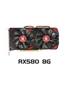 Tarjeta Gráfica Veineda Radeon Rx 580 De 8 Gb, Tarjeta De Vídeo Para Juegos, Gddr5 De 256 Bits, Gpu Amd Rx580, Pcie 3,0, Para Ordenador De Sobremesa Entusiasta - Burdeos - Ver 3