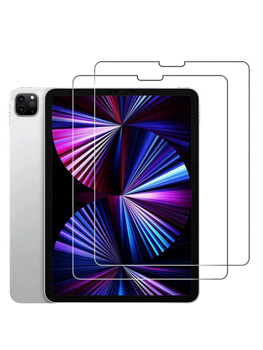 2入組高清防摔防刮屏幕保護膜適用於iPad - 無色 - 查看 1