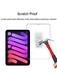 2入組高清防摔防刮屏幕保護膜適用於iPad - 無色 - 查看 5