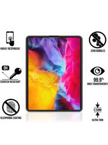 1 tấm bảo vệ màn hình chống rơi HD chống trầy tương thích với iPad - Trong sáng - Xem 7