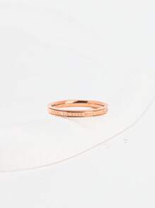 1 Vòng Inox Khẩu Hiệu Đồ Họa Thời Trang Dành Cho Nữ Trang Trí Hàng Ngày - Hoa hồng vàng - Xem 2