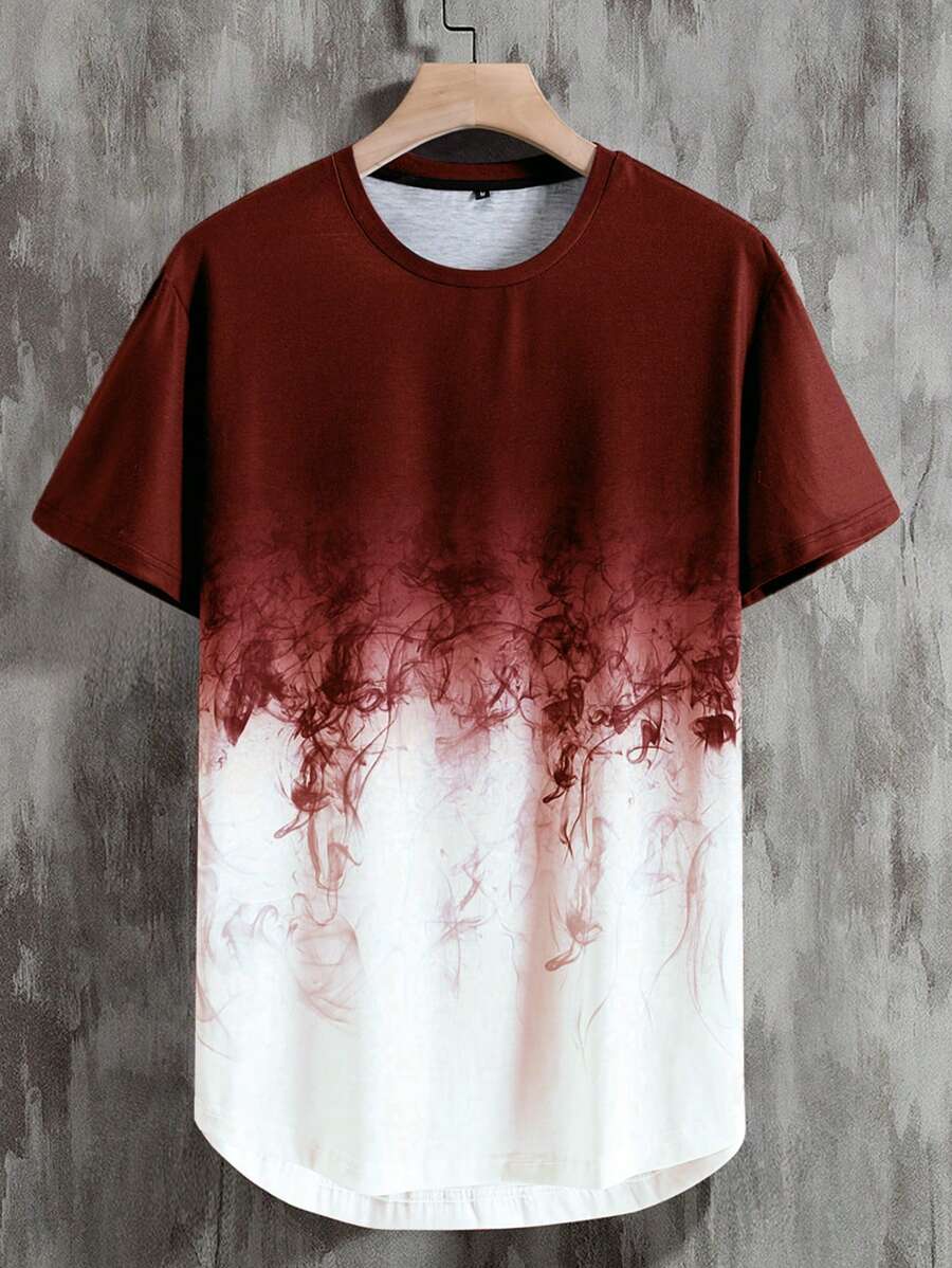 Manfinity Homme Áo thun & Áo lót Nam Đồ họa Giải trí - Đỏ và trắng - Xem 1