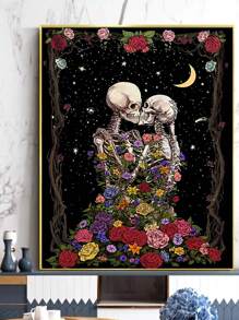 1set PMMA DIY Diamond Painting Without Frame, Modernist Skeleton Pattern DIY Diamond Painting For Craft