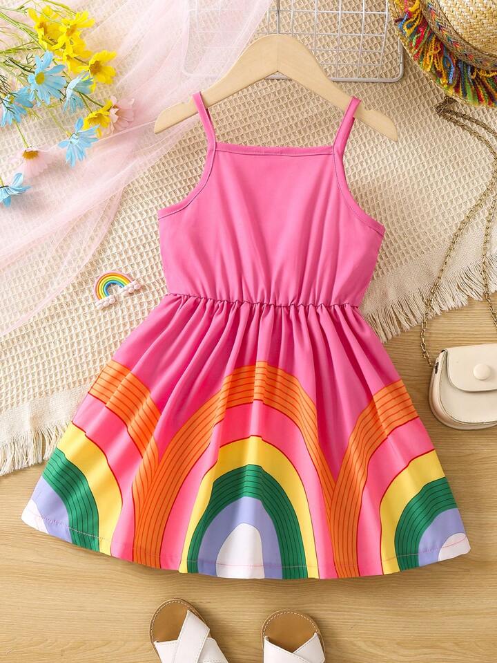 vestido arcoiris shein