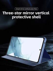 翻動商業作風手機殼 - 藍色 - 查看 3