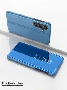 翻動商業作風手機殼 - 藍色 - 查看 4