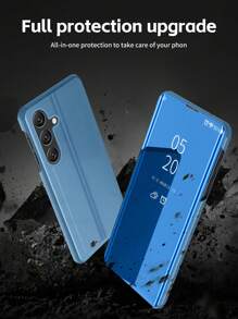 翻動商業作風手機殼 - 藍色 - 查看 5