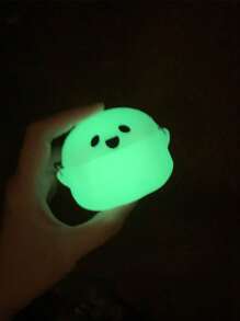 Hộp đựng thiết kế ma hoạt hình phát sáng tương thích với AirPods - Nhiều màu - Xem 4