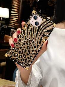Vỏ điện thoại in hình da báo - Vàng - Xem 4